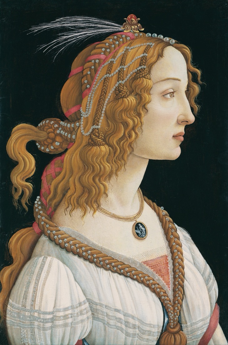 Retrato idealizado de uma dama, de Sandro Botticelli
